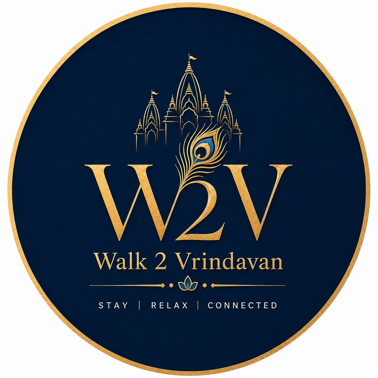 Walk2Vrindavan Logo